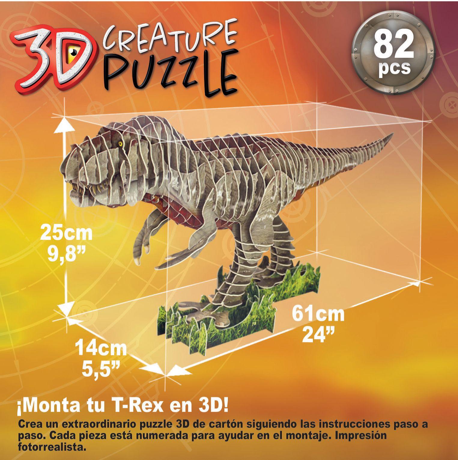 Educa Dėlionė 3D T-REX 6-99 metų