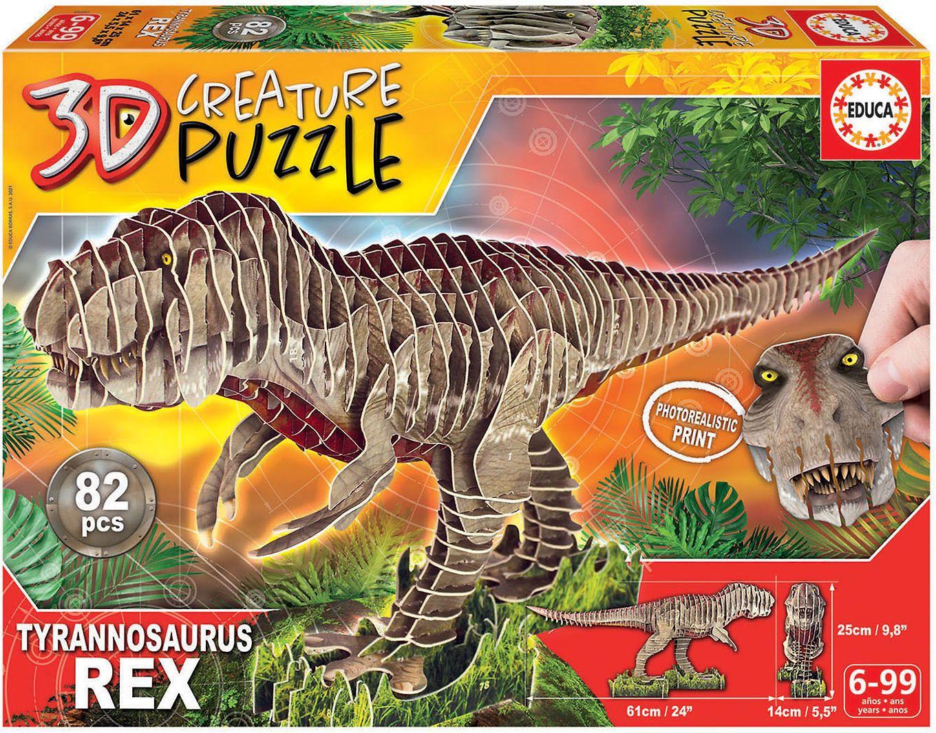 Educa Dėlionė 3D T-REX 6-99 metų