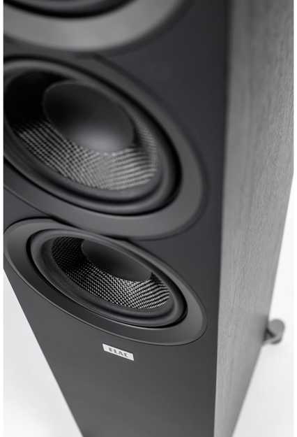 ELAC Debut 3.0 F6.3 lattiakaiutinpari, musta