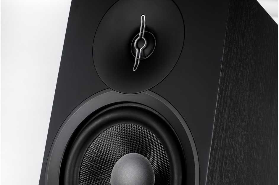 ELAC Debut 3.0 F6.3 lattiakaiutinpari, musta