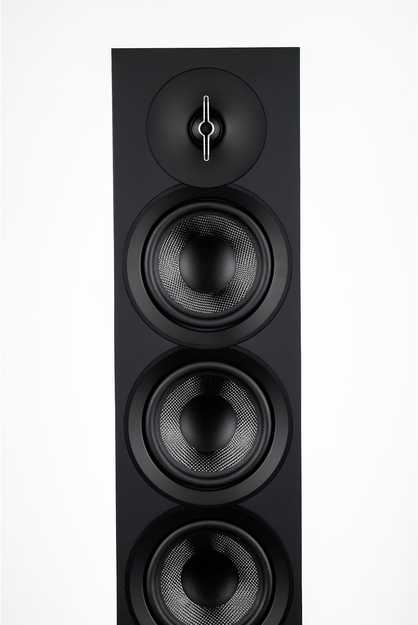 ELAC Debut 3.0 F6.3 lattiakaiutinpari, musta