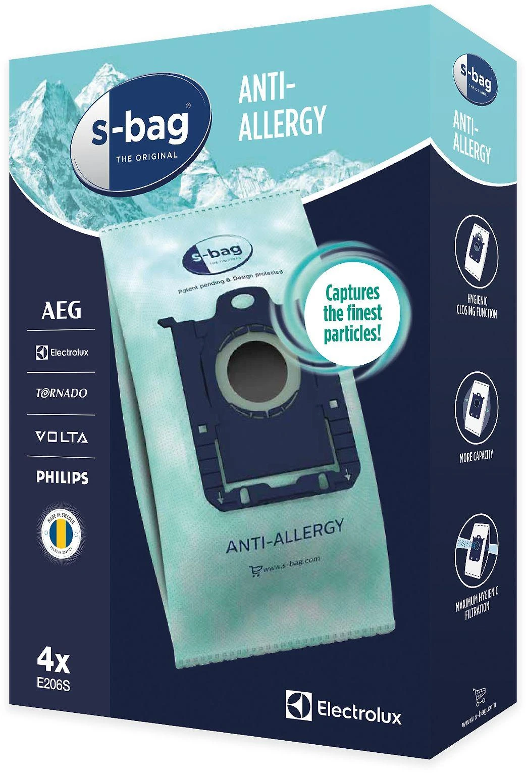 ELECTROLUX E 206S s-bag HEPA Anti-Allerg
