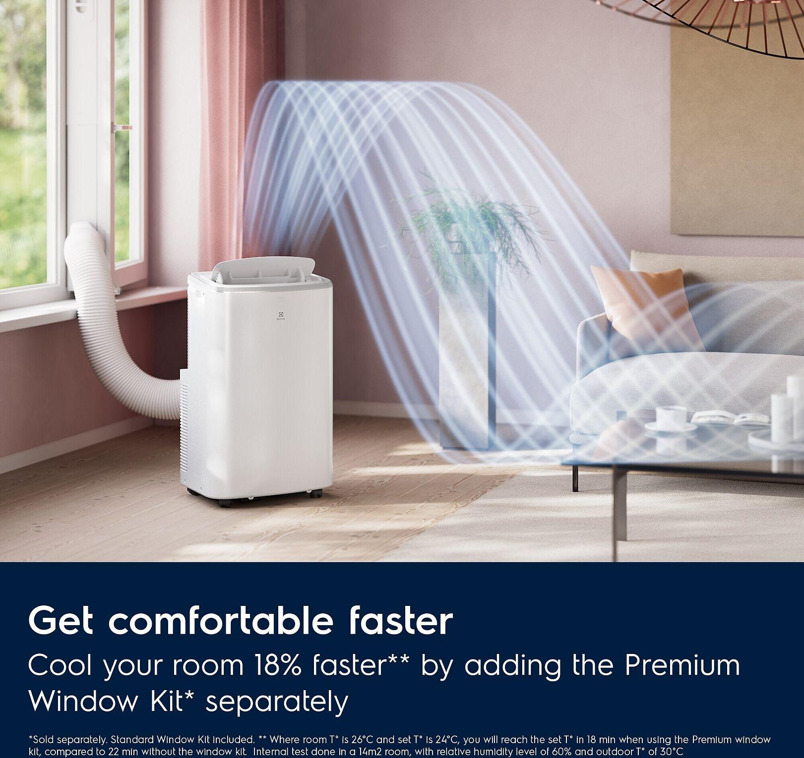 Kondicionierius Electrolux Comfort 600 EXP40U339CW -siirrettävä ilmastointilaite