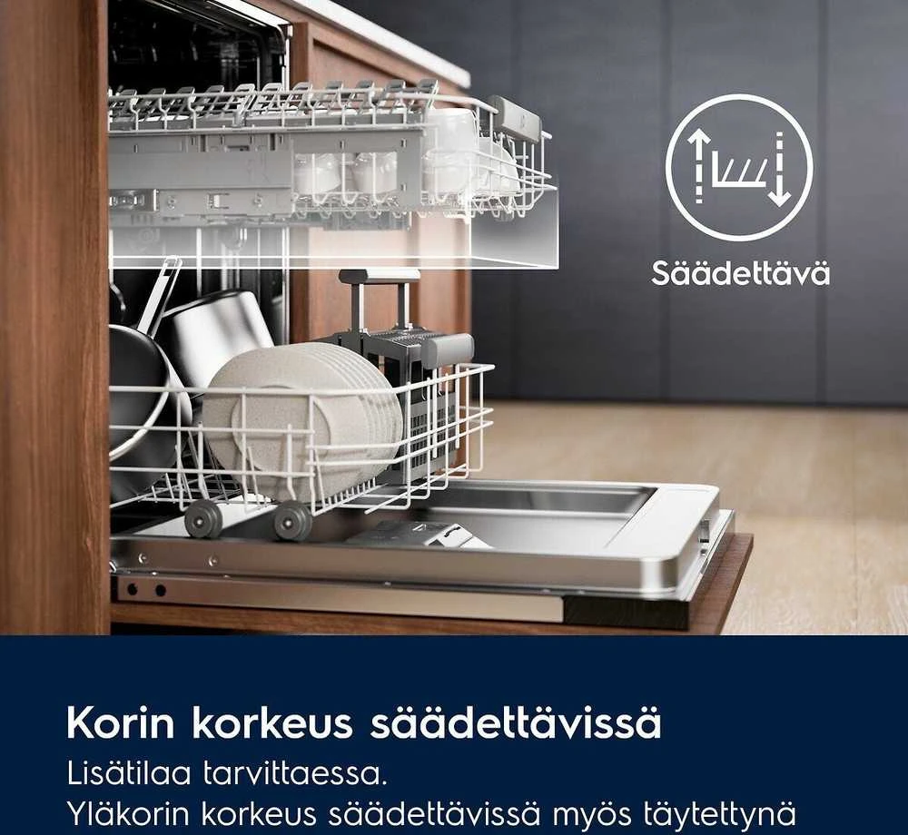 60 cm. pločio įmontuojama indaplovė Electrolux EEC67310L