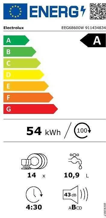 Indaplovė Electrolux EEG68600W