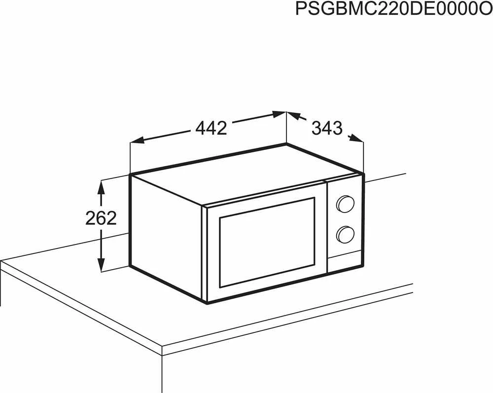 Mikrobangų krosnelė Electrolux EMZ421MMK