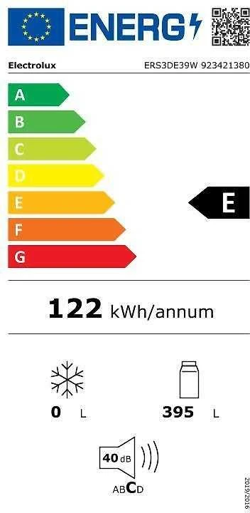 Šaldytuvas Electrolux ERS3DE39W jääkaappi, valkoinen