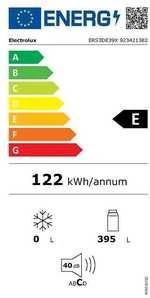 Šaldytuvas Electrolux ERS3DE39X jääkaappi, teräs