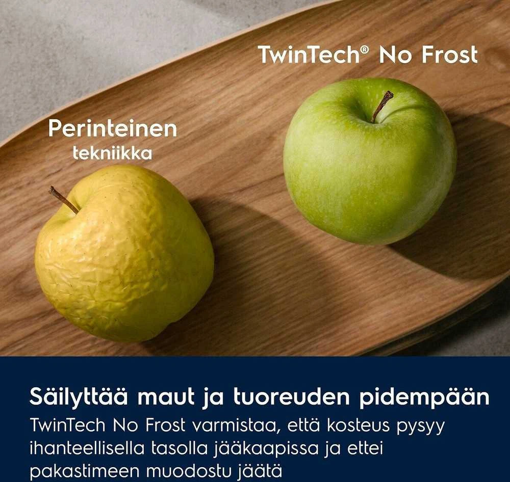 Šaldytuvas Electrolux LNT6ME32U2 600-sarjan jääkaappipakastin, teräs