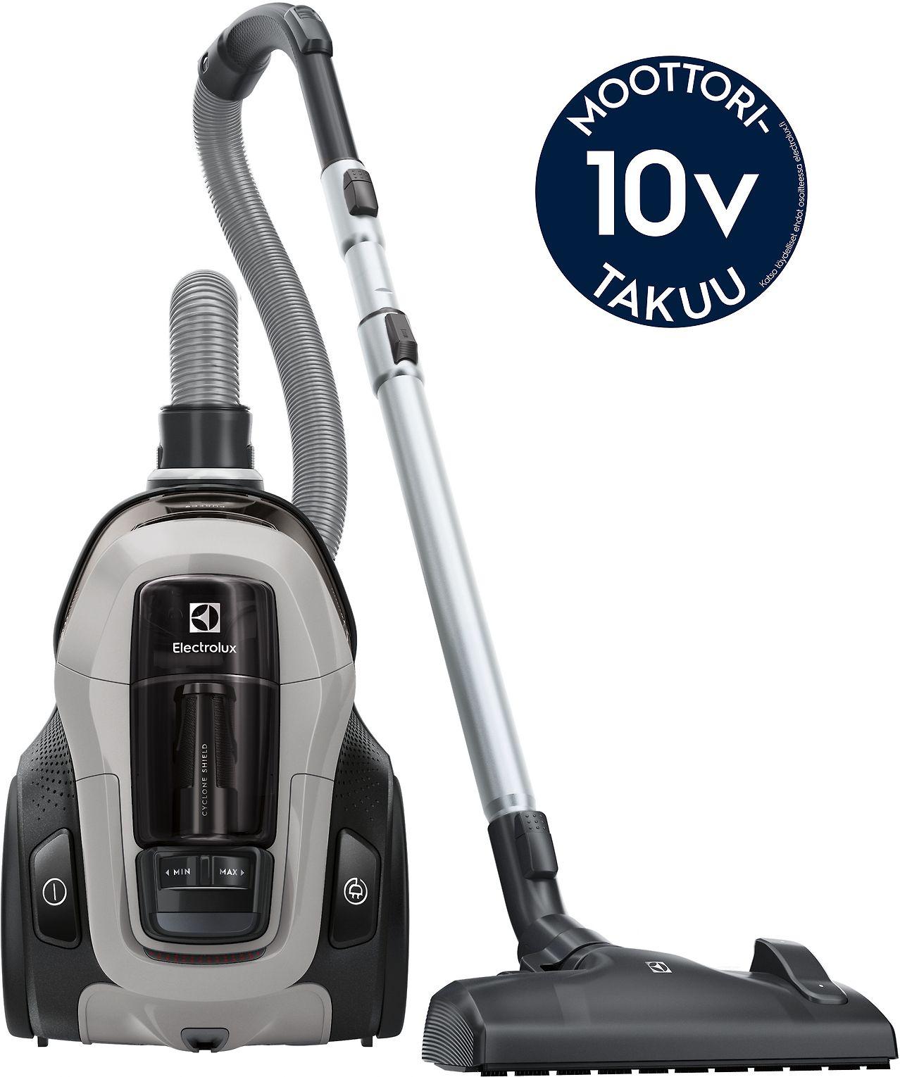 Electrolux PC91-4MG dulkių siurblys, Be maišelio, Darbinis spindulys 12m, Dulkių konteineris 1,5 L, Pilka