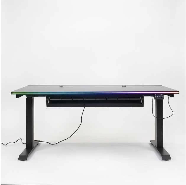 Elfen Invictus-S žaidimų stalas su RGB apšvietimu