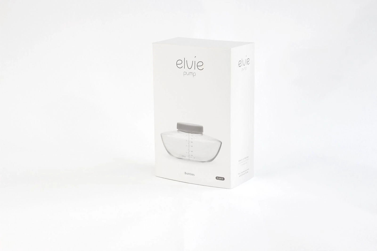 Elvie Pump Bottles -täyttöpullot rintapumppuun, 150ml, 3 kpl