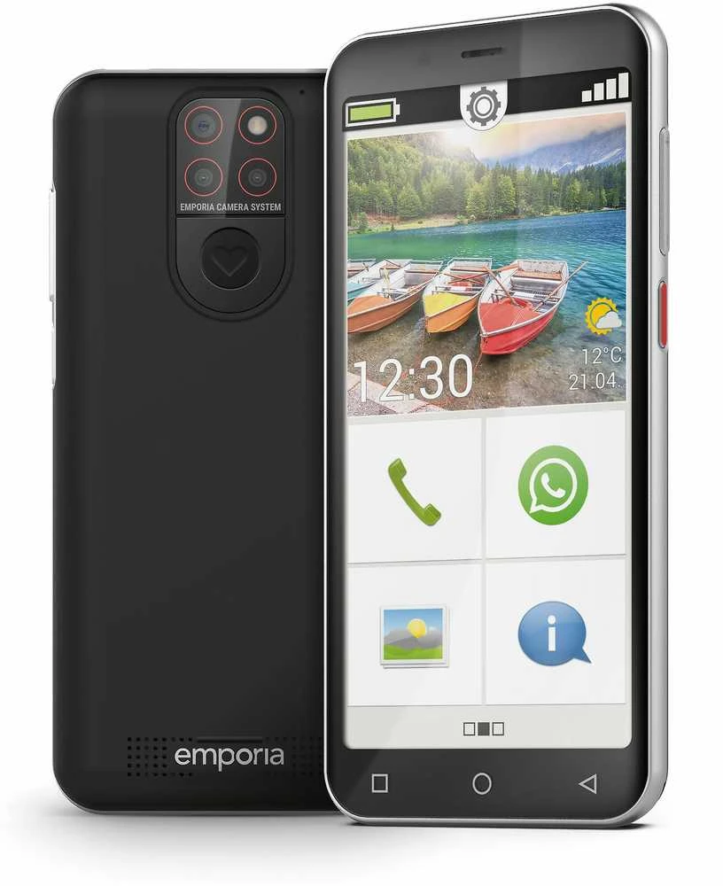 Išmanusis telefonas Emporia Smart 5 mini 4 / 64GB Juodas (E5M _ 001)