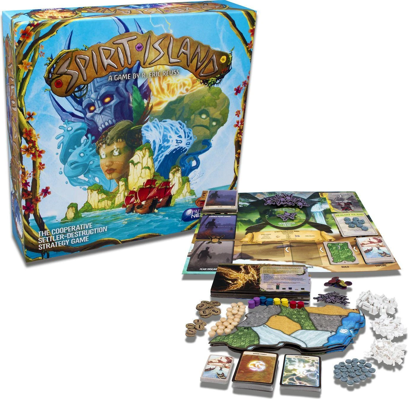 Board Games Stalo žaidimas Spirit Island, anglų k.