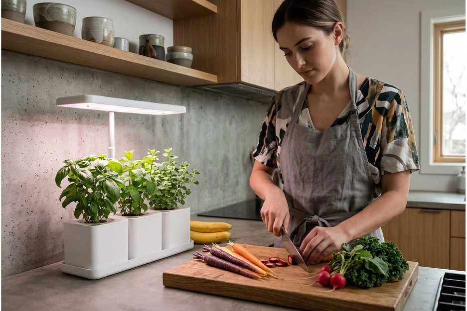 Enne Interior Enne Ark kasvivalaisin ja altakastelualusta