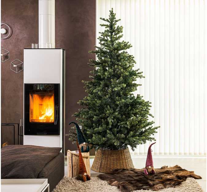 Everlands Geneva fir aidonnäköinen joulukuusi, 240 cm, vihreä
