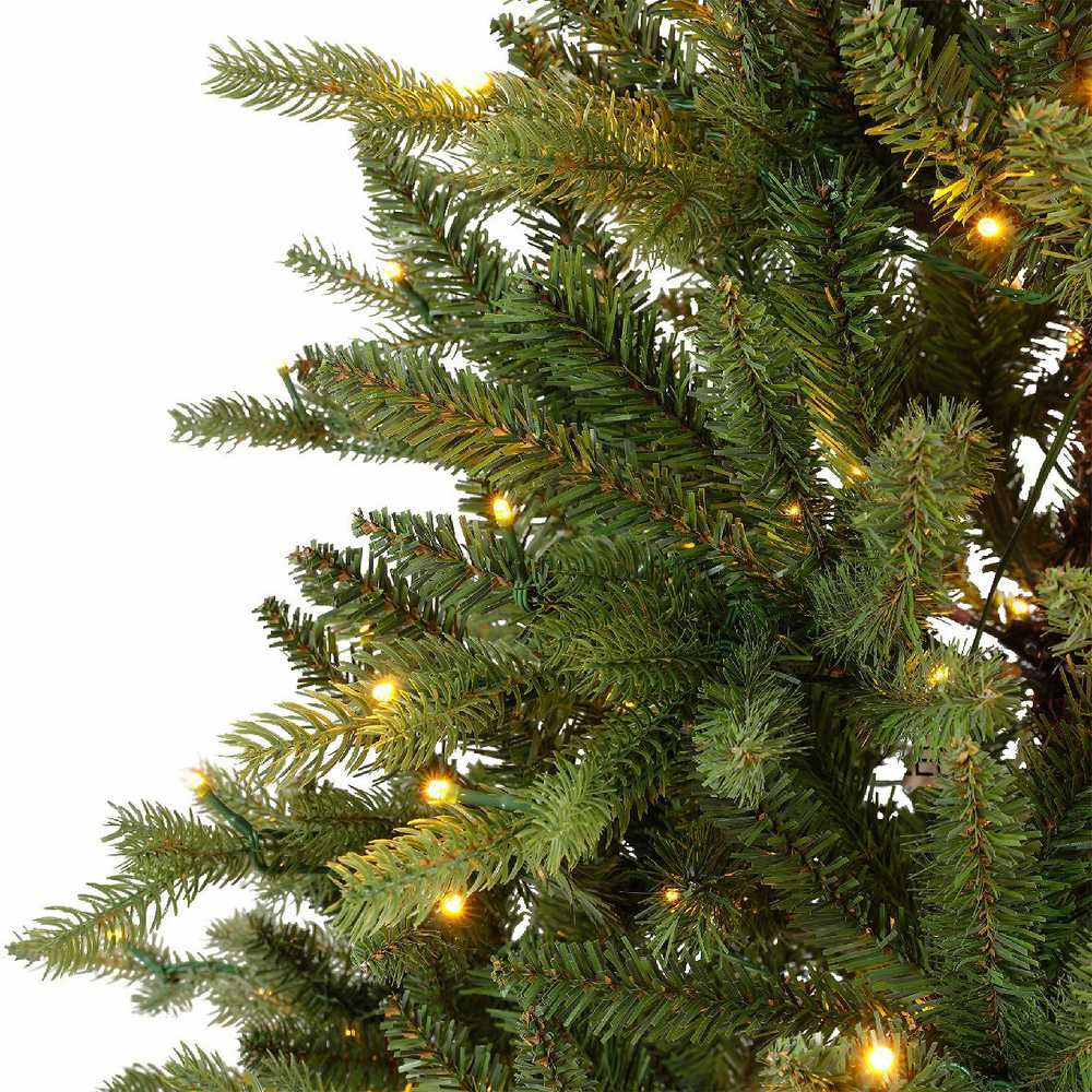 Everlands Allison pine aidonnäköinen joulukuusi kaksisävyisillä LED valoilla, 180 cm, vihreä