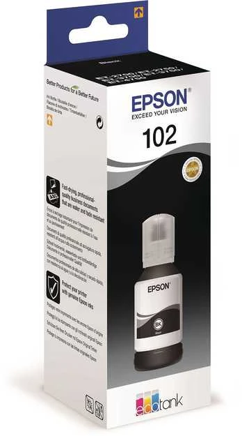 Epson 102 Originalus Juoda 1 vnt