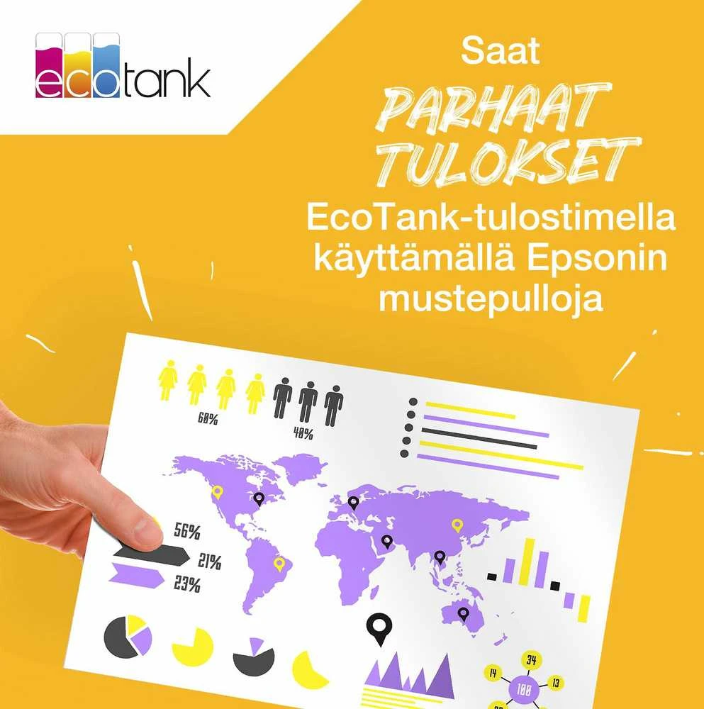 Kasetė - Epson EcoTank 113 Multipack (C13T06B640, 4 spalvos)