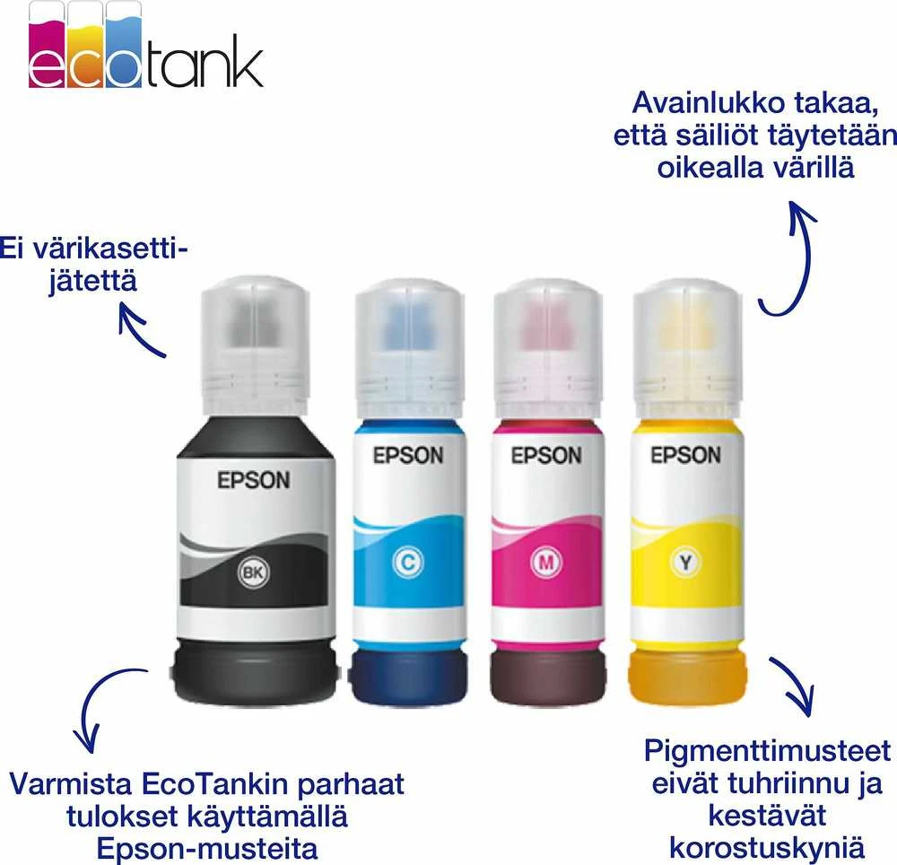 Kasetė - Epson EcoTank 113 Multipack (C13T06B640, 4 spalvos)
