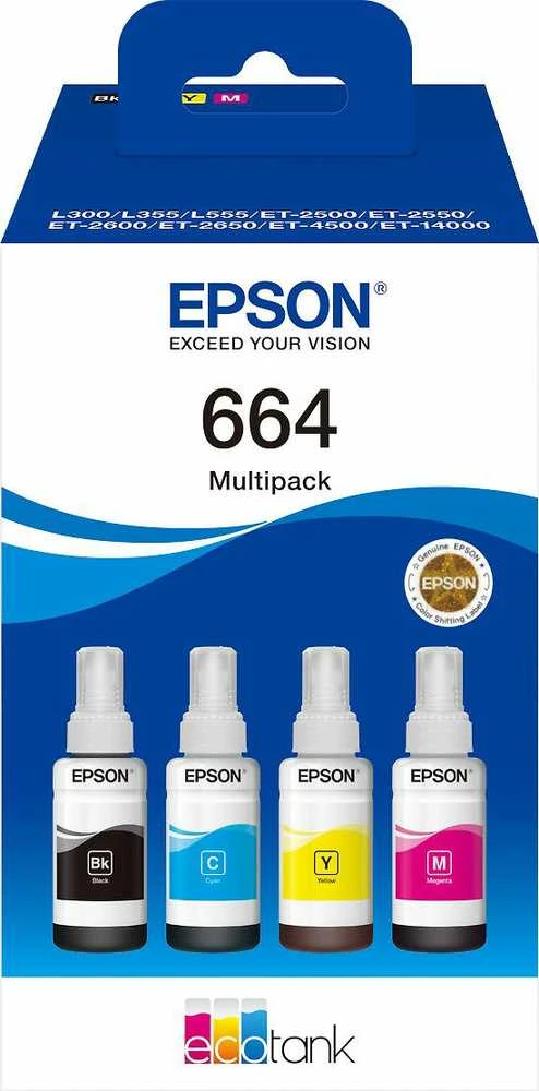 Epson EcoTank 4 spalvų Multipack T 664 T 6646