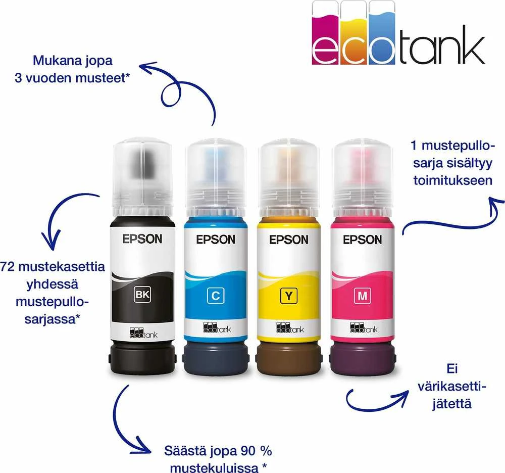 Spausdintuvas - Epson EcoTank ET-1810 Belaidis Rašalinis su 100 lapų Dėklu