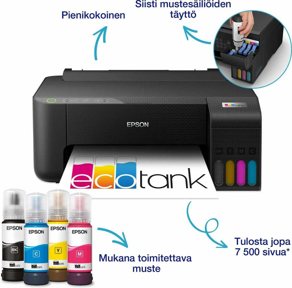 Spausdintuvas - Epson EcoTank ET-1810 Belaidis Rašalinis su 100 lapų Dėklu