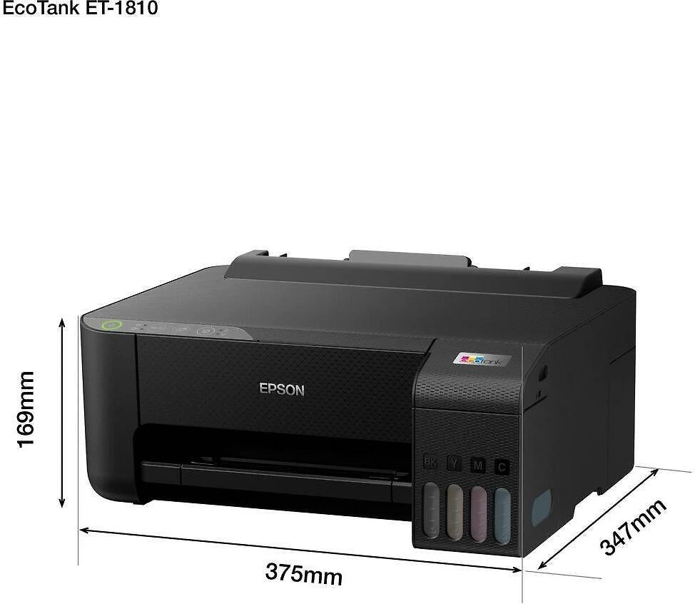 Spausdintuvas - Epson EcoTank ET-1810 Belaidis Rašalinis su 100 lapų Dėklu