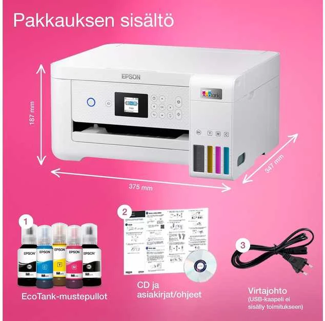 Daugiafunkcinis spausdintuvas Epson EcoTank ET-2856 (C11CJ63406)