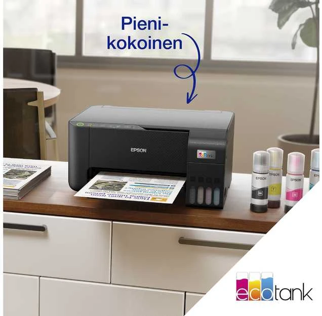 Spausdintuvas Epson EcoTank ET-2862, Inkjet, Spalvotas spausdinimas, 5760 x 1440 DPI, A4, Direct spausdinimas, Juodas