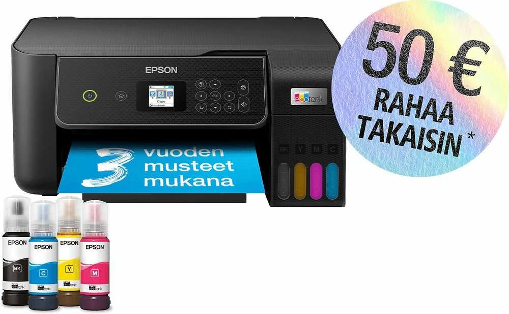Daugiafunkcis Spausdintuvas - Epson EcoTank ET-2870 Belaidis 28ppm 1200dpi