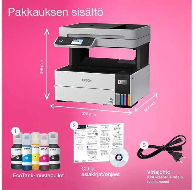 Epson Spausdintuvas EcoTank ET-5150 ET5150 (C11CJ89402)