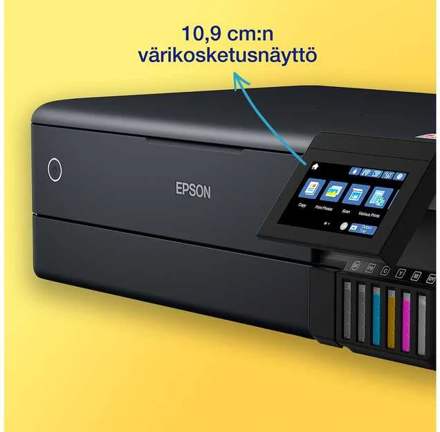 Daugiafunkcis nuotraukų spausdintuvas Epson EcoTank ET-8550, A3+, spausdinimas / kopijavimas / skenavimas, 6 spalvų rašalas, papildoma rašalo talpykla, Wi-Fi
