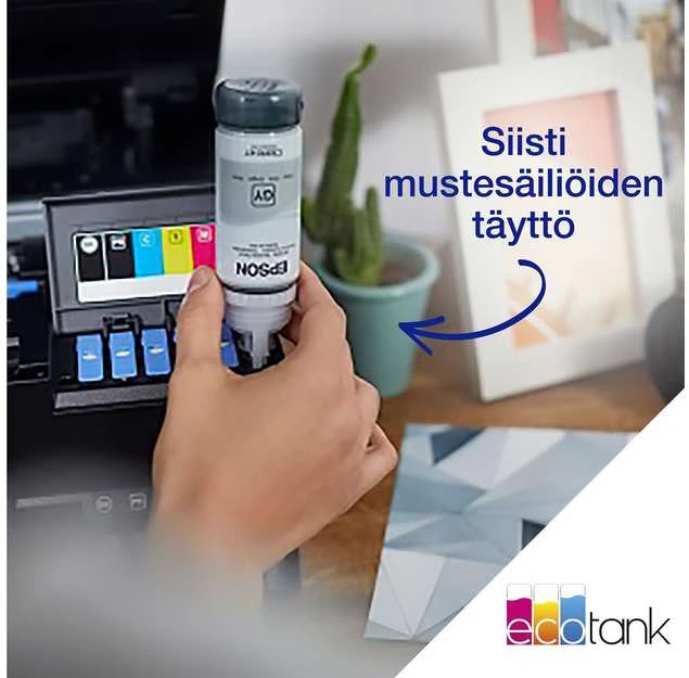 Daugiafunkcis nuotraukų spausdintuvas Epson EcoTank ET-8550, A3+, spausdinimas / kopijavimas / skenavimas, 6 spalvų rašalas, papildoma rašalo talpykla, Wi-Fi