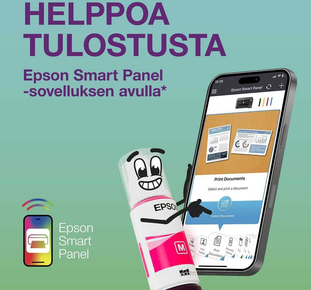 Daugiafunkcis nuotraukų spausdintuvas Epson EcoTank ET-8550, A3+, spausdinimas / kopijavimas / skenavimas, 6 spalvų rašalas, papildoma rašalo talpykla, Wi-Fi