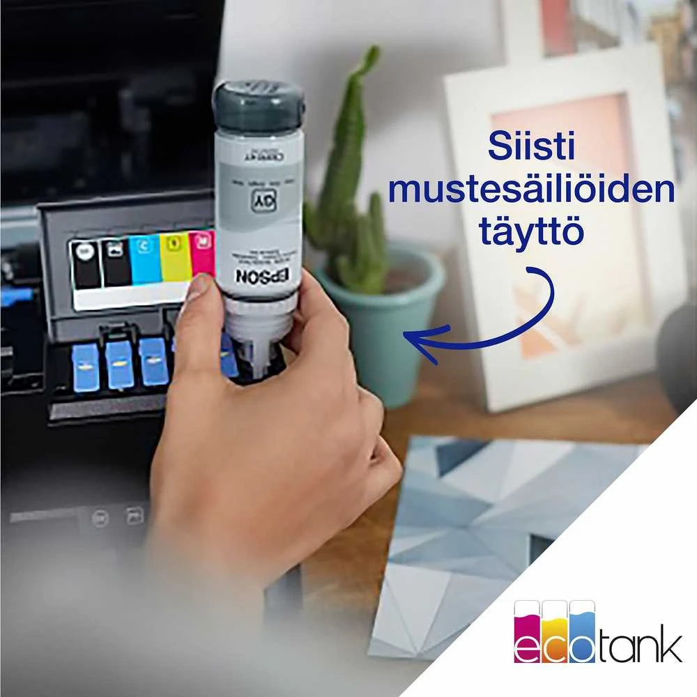 Daugiafunkcis nuotraukų spausdintuvas Epson EcoTank ET-8550, A3+, spausdinimas / kopijavimas / skenavimas, 6 spalvų rašalas, papildoma rašalo talpykla, Wi-Fi