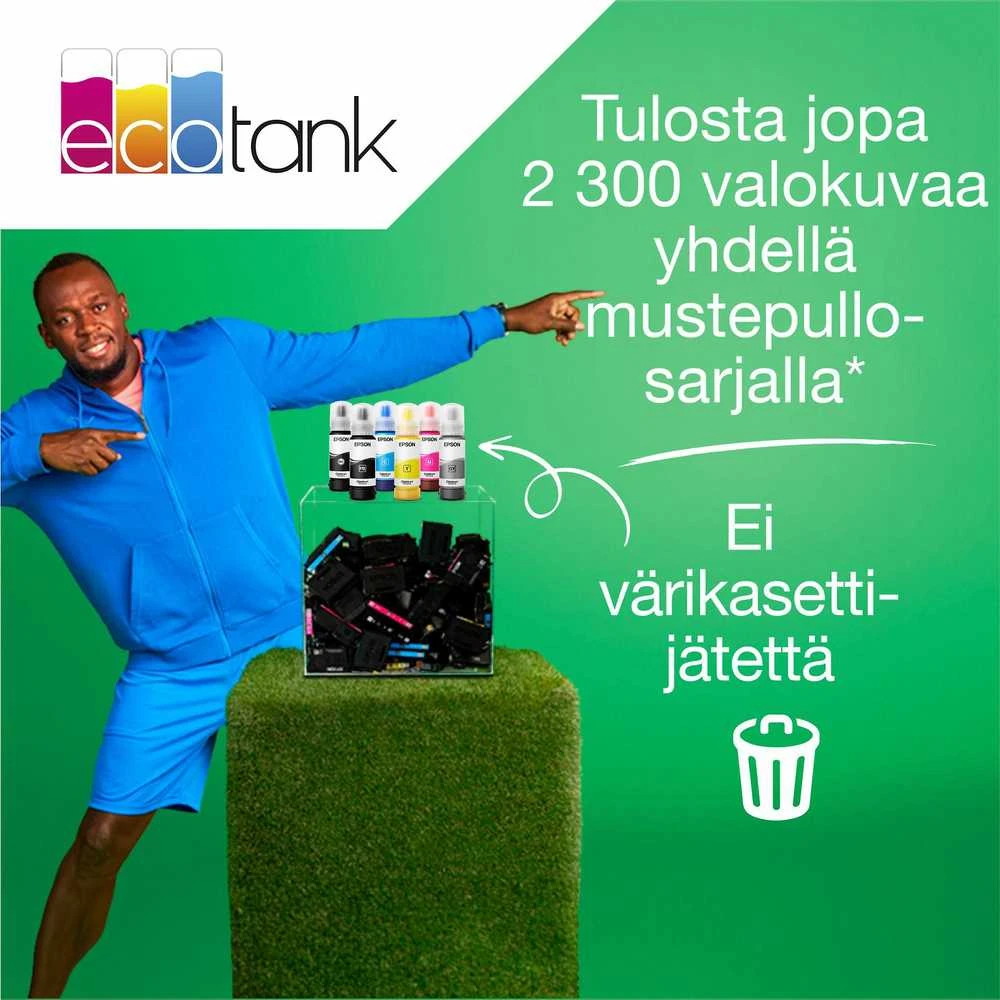 Daugiafunkcis nuotraukų spausdintuvas Epson EcoTank ET-8550, A3+, spausdinimas / kopijavimas / skenavimas, 6 spalvų rašalas, papildoma rašalo talpykla, Wi-Fi