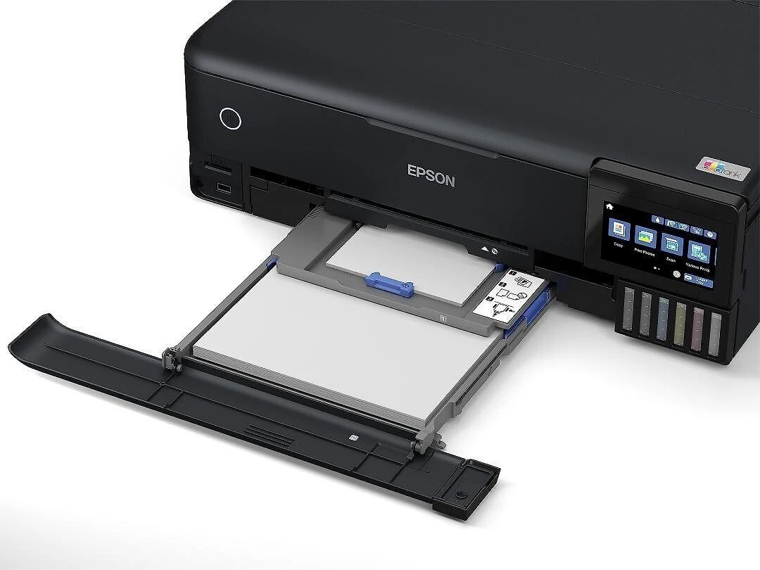 Daugiafunkcis nuotraukų spausdintuvas Epson EcoTank ET-8550, A3+, spausdinimas / kopijavimas / skenavimas, 6 spalvų rašalas, papildoma rašalo talpykla, Wi-Fi
