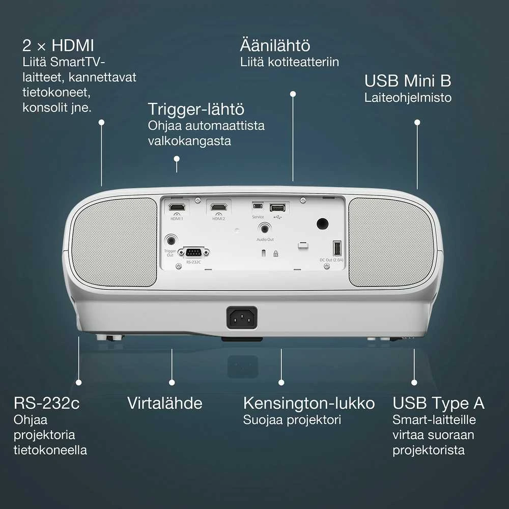 Projektorius 4K PRO-UHD Epson EH-TW7100 (V11H959040)