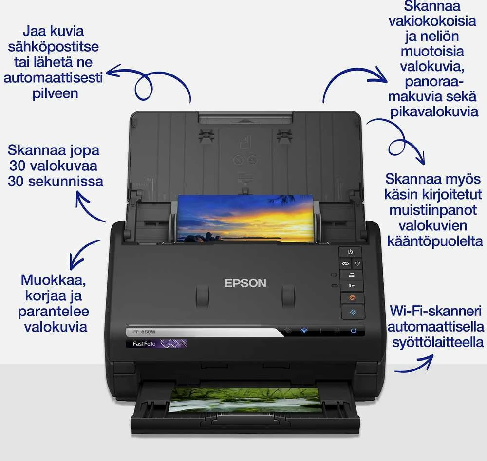 Skeneris EPSON FastFoto FF-680W scanner