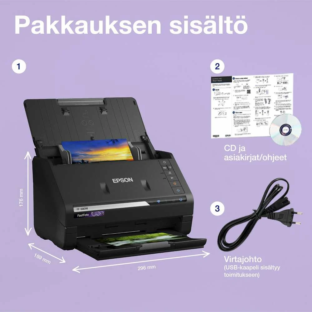 Skeneris EPSON FastFoto FF-680W scanner