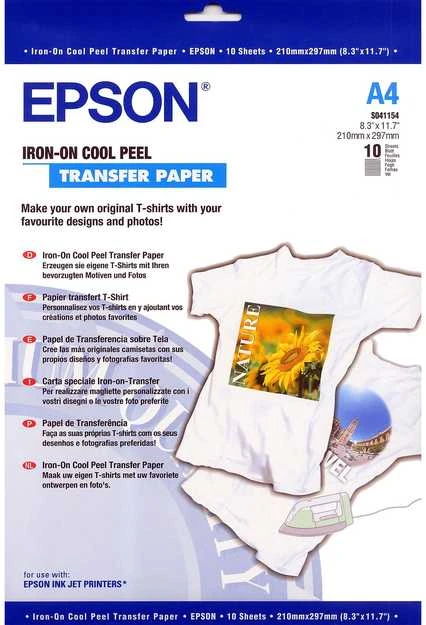 Epson Supplies Central Epson Papier/ Iron A4 10ark