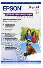 Epson Premium Glossy Photo Paper A3, 250g/m2, 20 lapų
