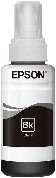 Epson T664 EcoTank -mustepullo, musta