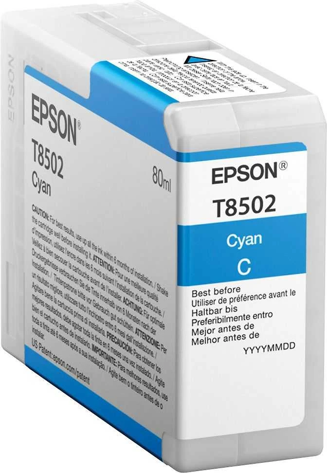Epson T8502 | Rašalo kasetė | Žydra spalva