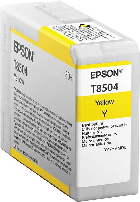 Epson T8504 | Rašalo kasetė | Geltona