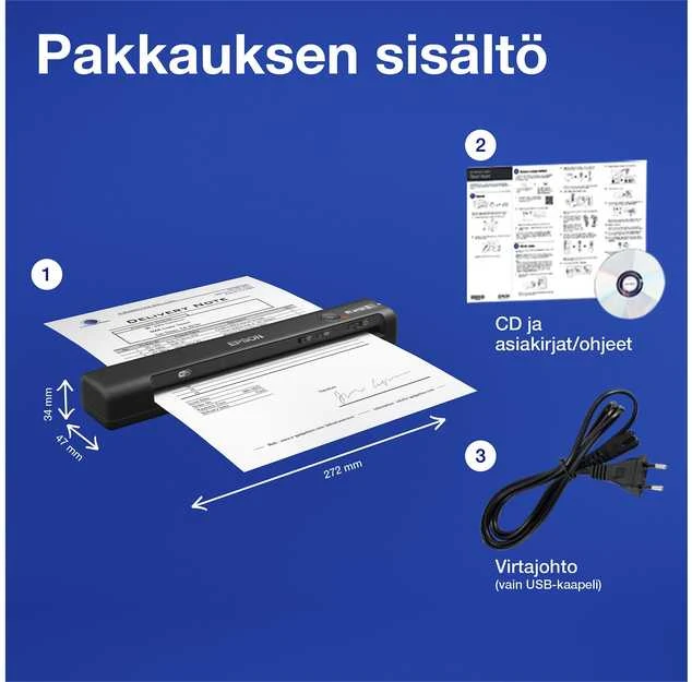 Belaidis mobilus skaitytuvas Epson WorkForce ES-60W