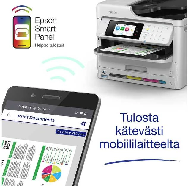 Epson | Daugiafunkcinis Spausdintuvas | WorkForce Pro WF-C5890DWF | Inkjet | Spalvotas | A4 | Wi-Fi