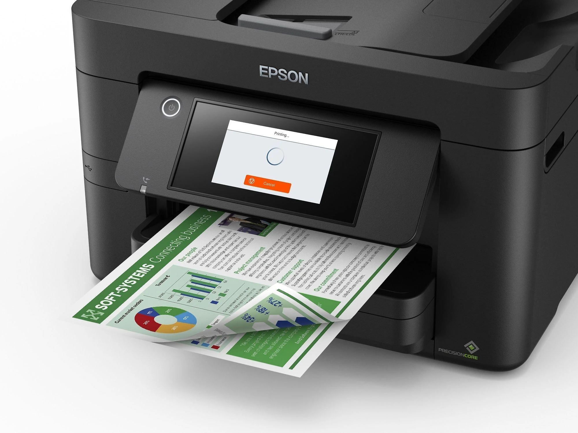 „Epson WorkForce Pro WF-4820DWF“ rašalinis spausdintuvas, A4, 4800 x 2400 DPI, 25 ppm, „Wi-Fi“