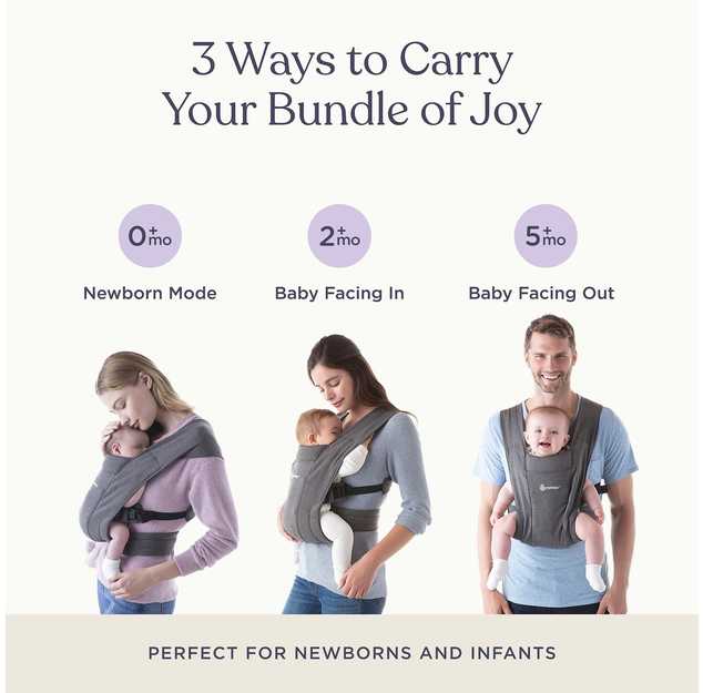 Ergobaby EMBRACE Soft Knit, Kreminis